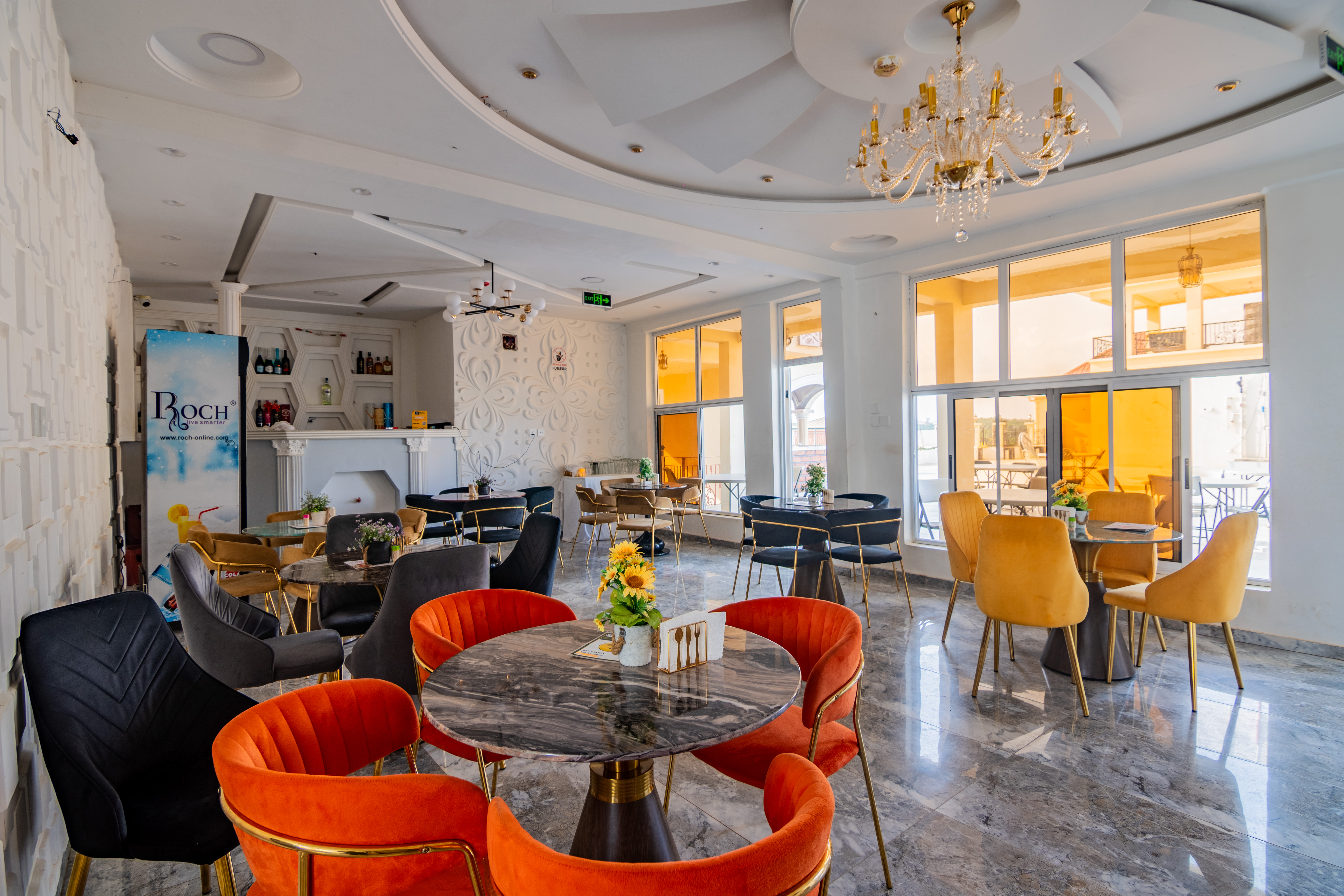 Hall 1 - Interior setup